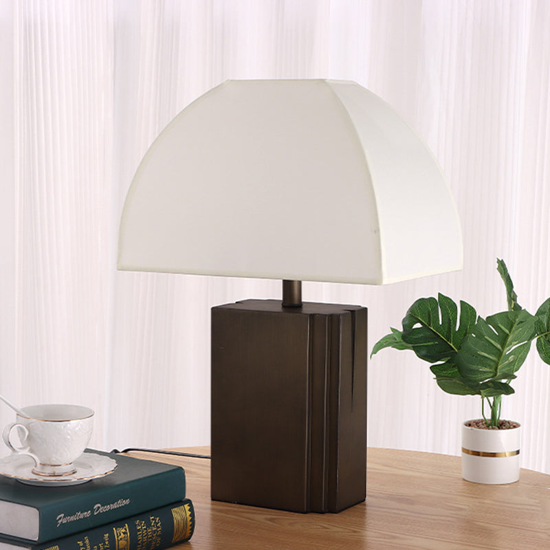 Rectangular Half Circle Trapezoid Table Lamp