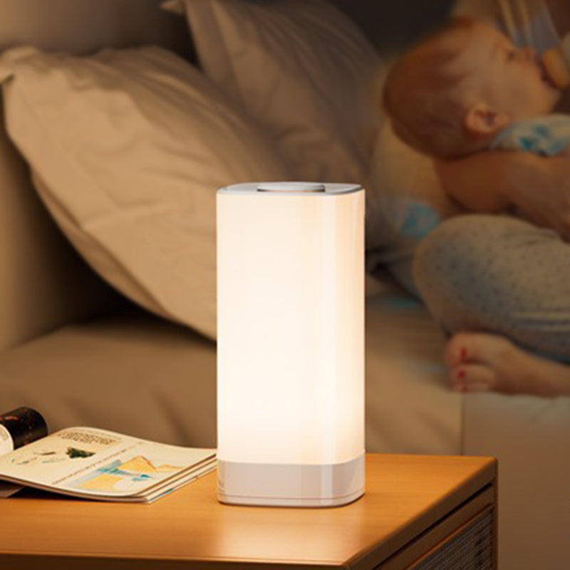 Rectangular ABS PC Bedroom Table Lamp