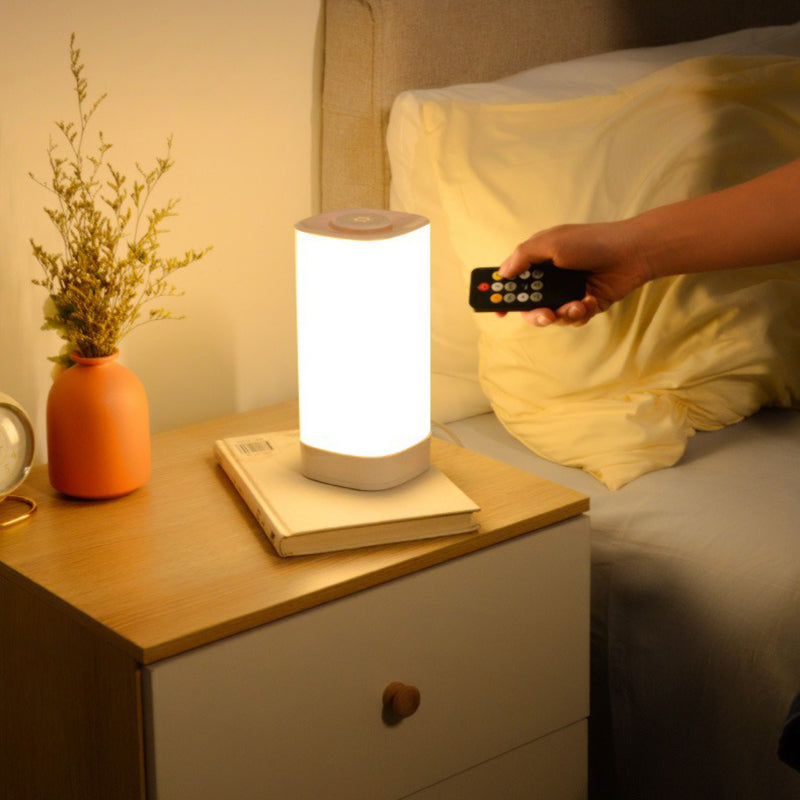 Rectangular ABS PC Bedroom Table Lamp