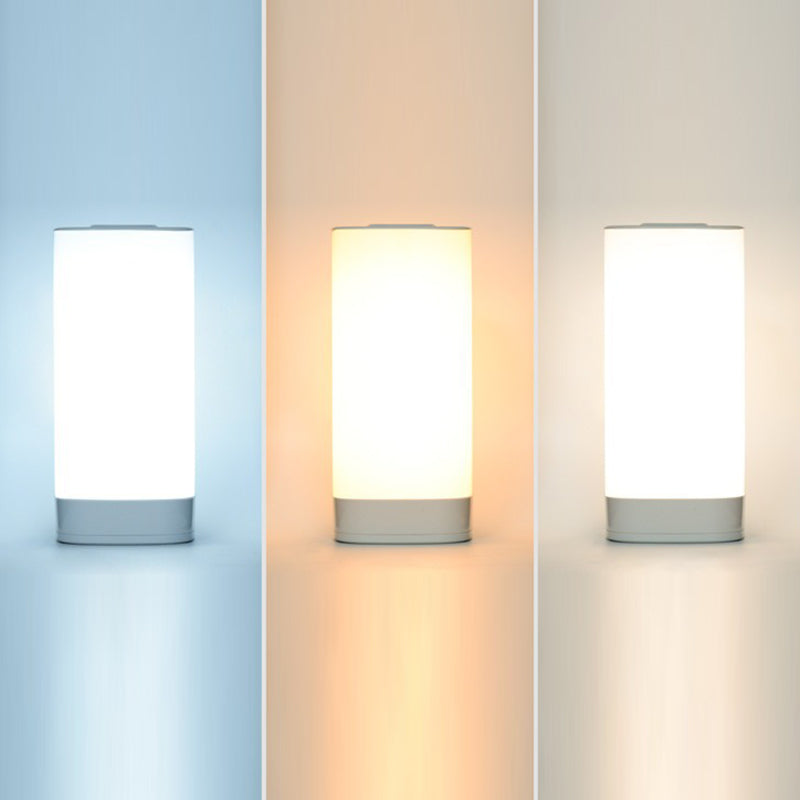 Rectangular ABS PC Bedroom Table Lamp