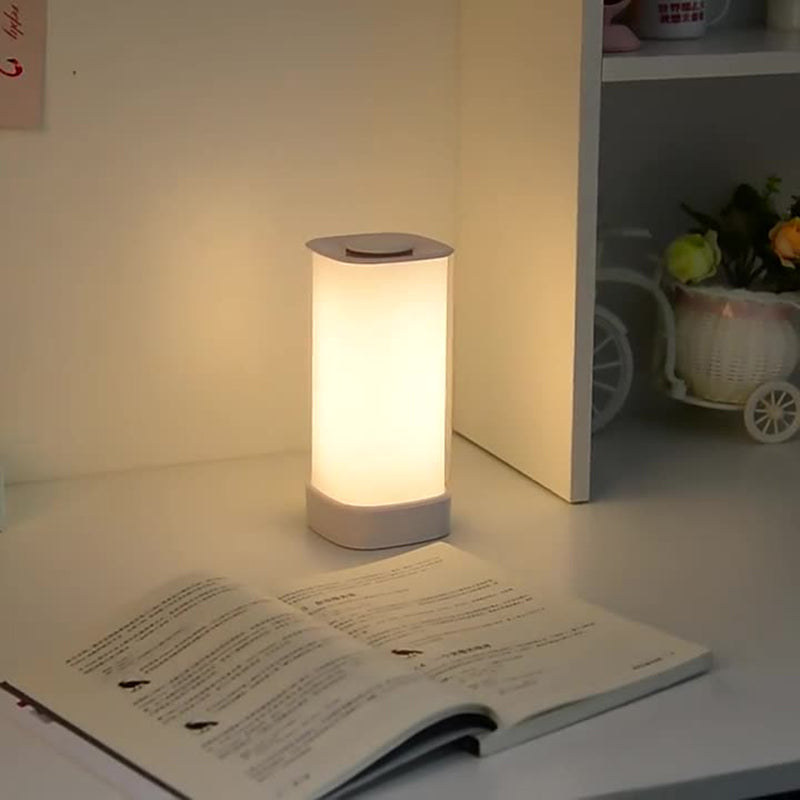 Rectangular ABS PC Bedroom Table Lamp