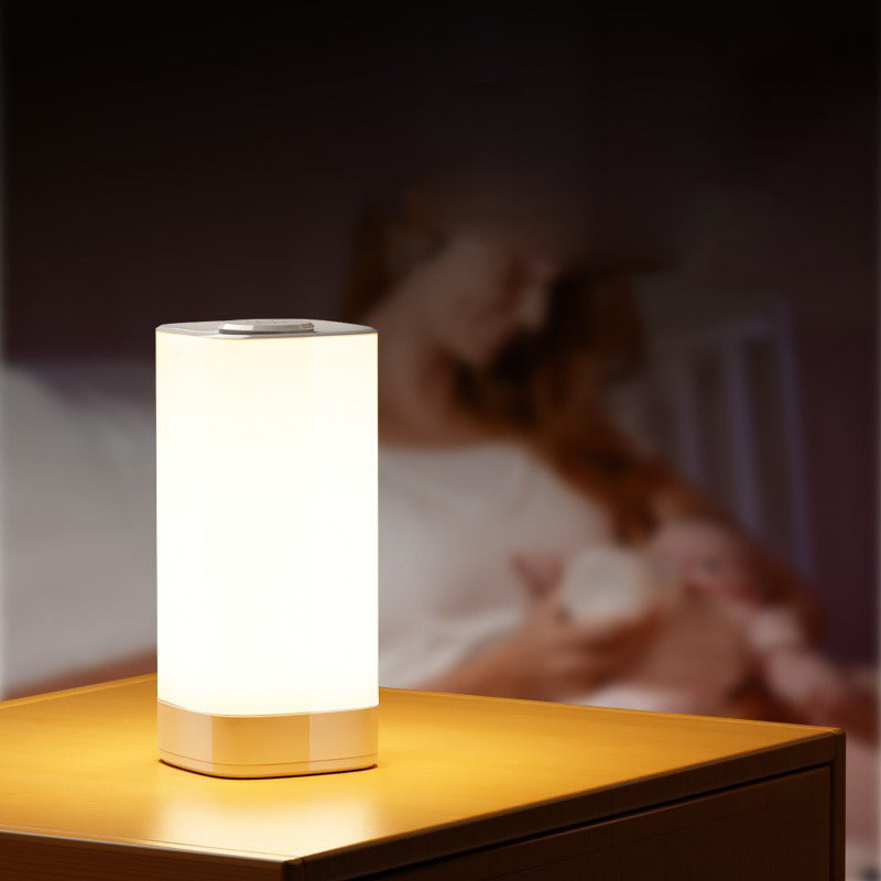 Rectangular ABS PC Bedroom Table Lamp