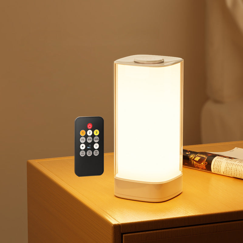 Rectangular ABS PC Bedroom Table Lamp
