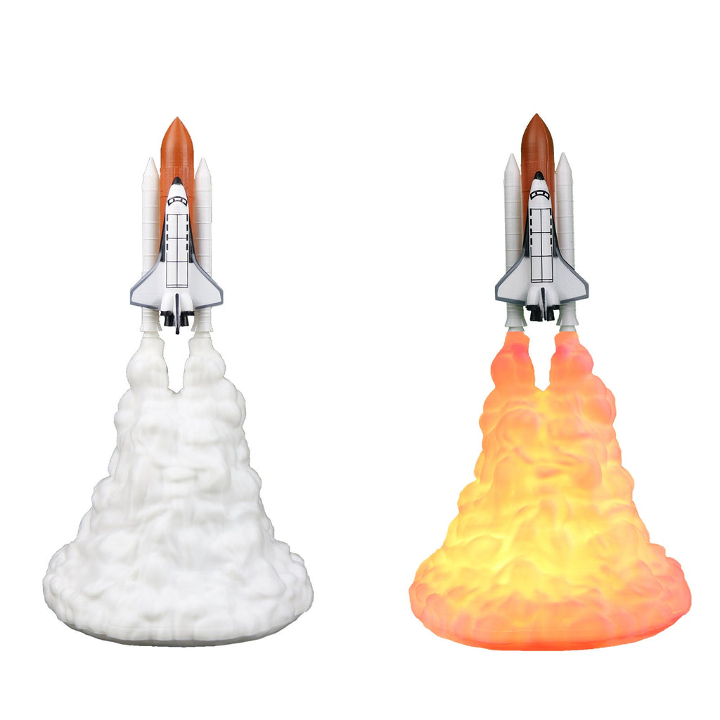 3D Printed Rocket PLA Table Lamp