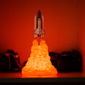 3D Printed Rocket PLA Table Lamp