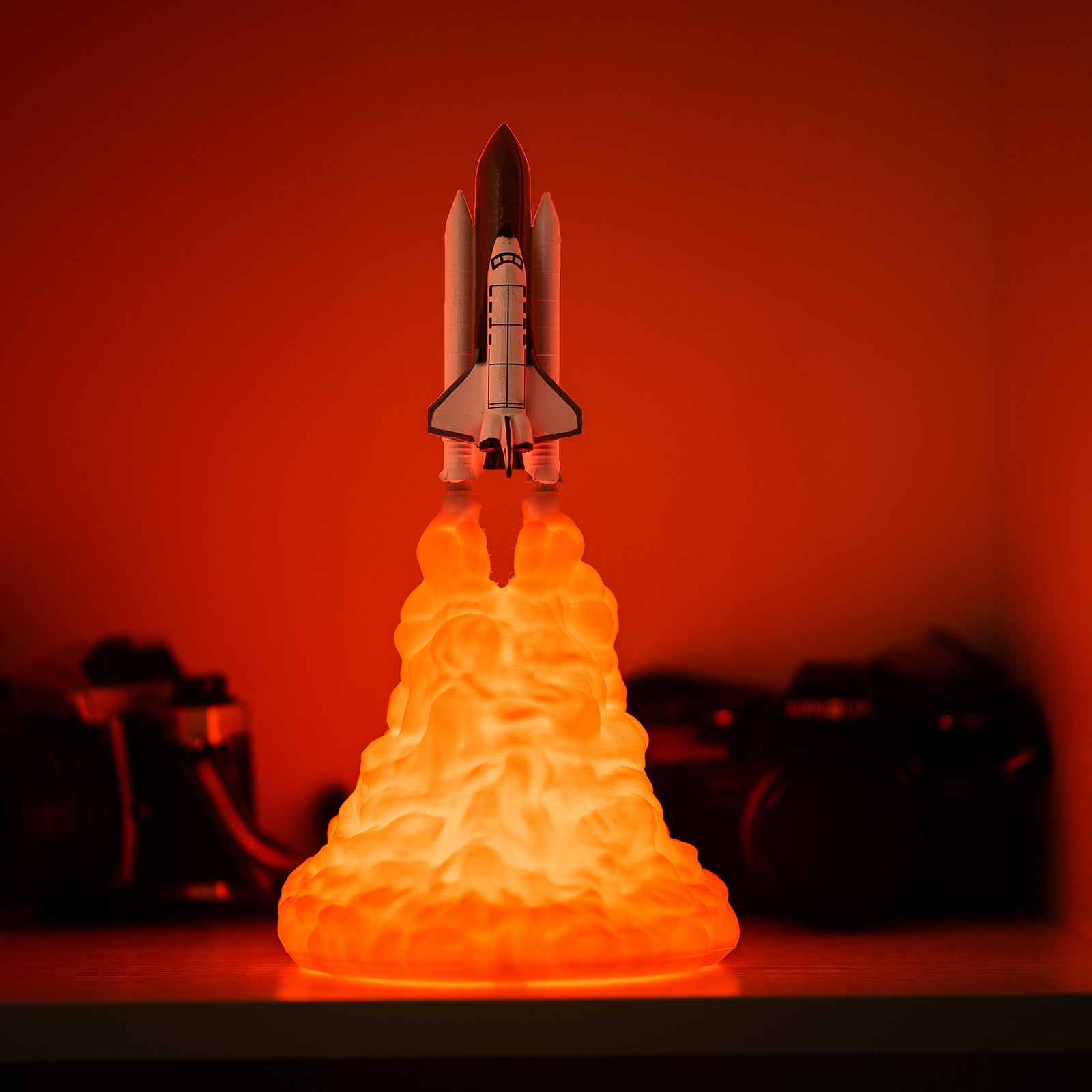 3D Printed Rocket PLA Table Lamp