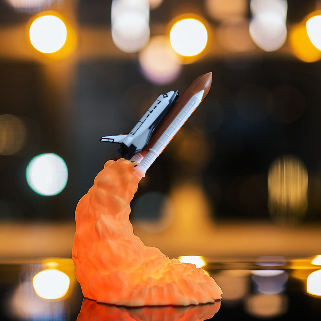 3D Printed Rocket PLA Table Lamp