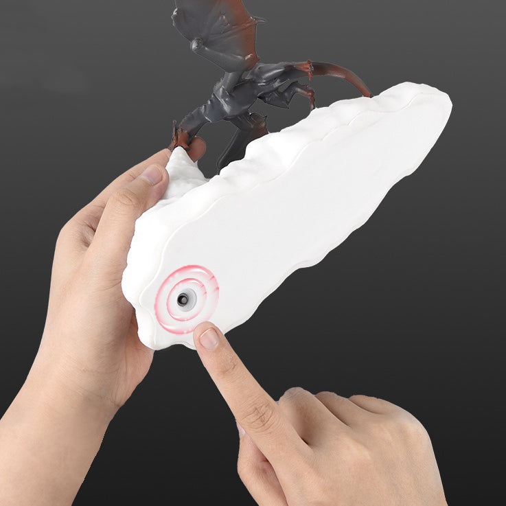 3D Printed Fire-breathing Dragon Table Lamp