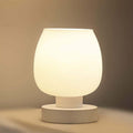 Round Glass Iron Bedroom Table Lamp