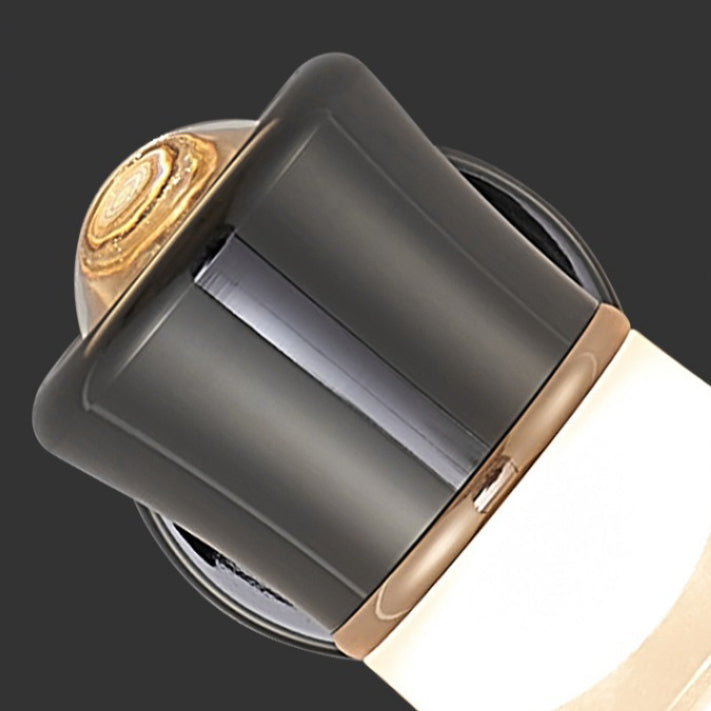 Cylindrical Aluminum Iron Acrylic Wall Lamp