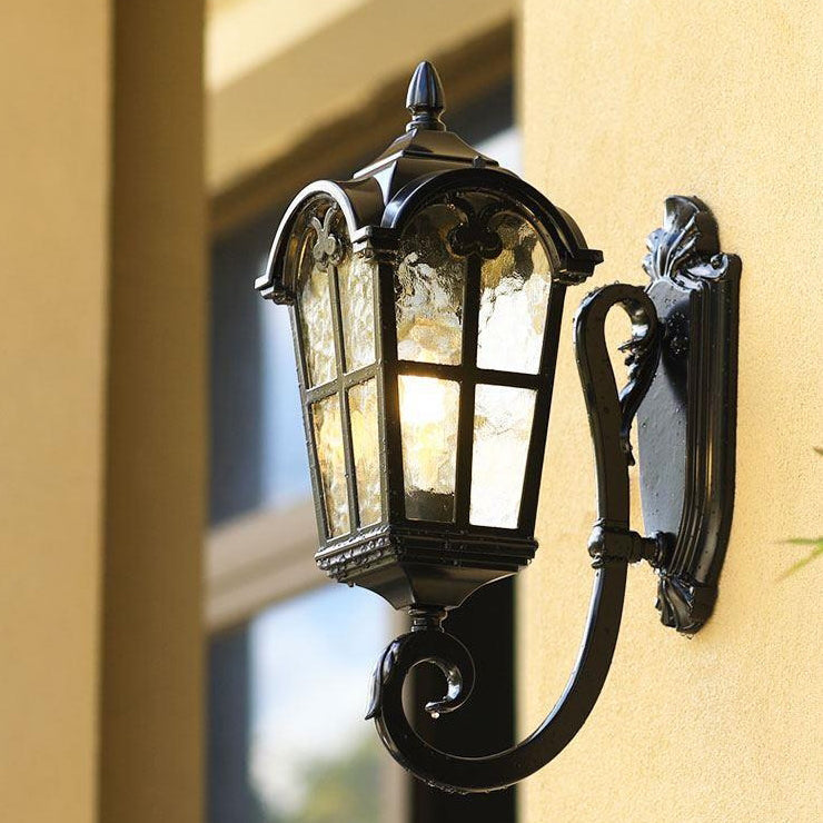 Quadrilateral Lace Aluminum Printed Outdoor Light