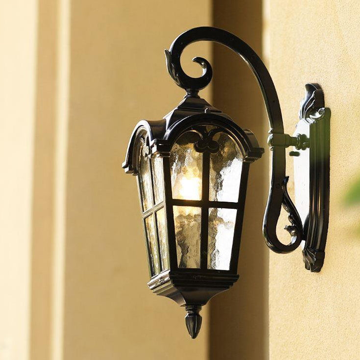 Quadrilateral Lace Aluminum Printed Outdoor Light