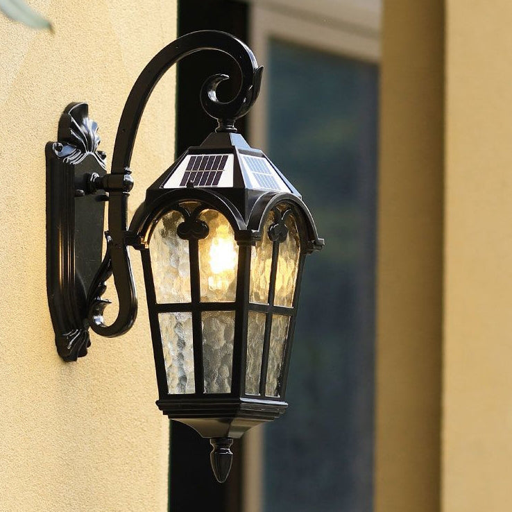Quadrilateral Lace Aluminum Printed Outdoor Light