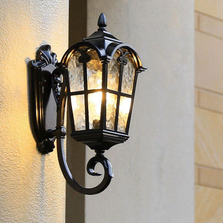 Quadrilateral Lace Aluminum Printed Outdoor Light
