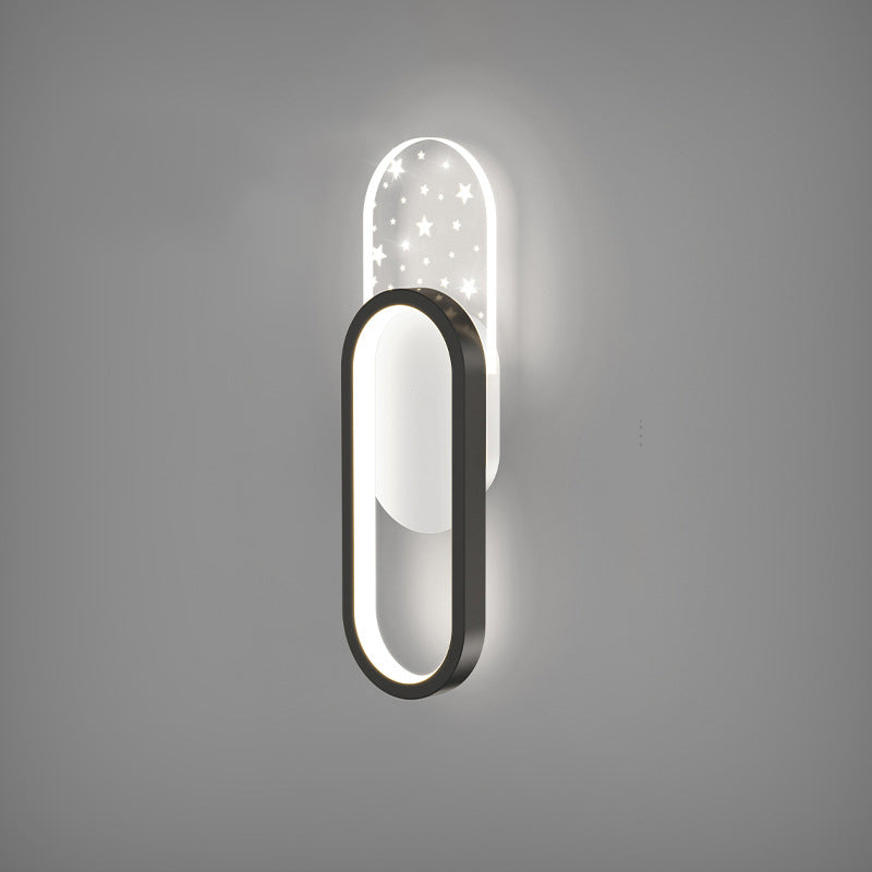 Square Round Heart Oval Wall Lamp