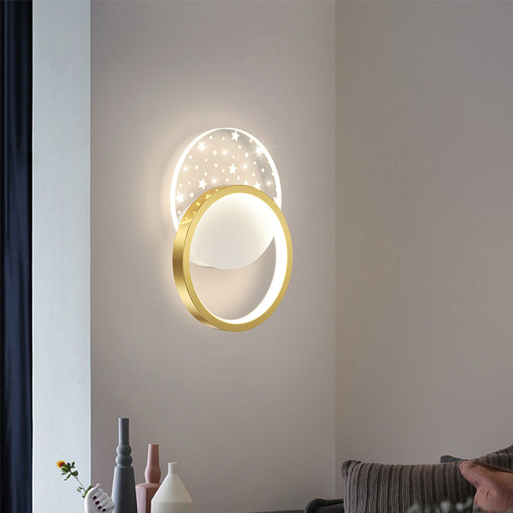 Square Round Heart Oval Wall Lamp