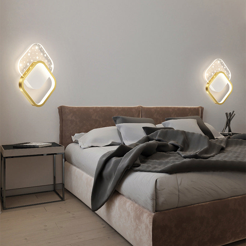 Square Round Heart Oval Wall Lamp