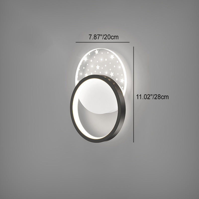 Square Round Heart Oval Wall Lamp