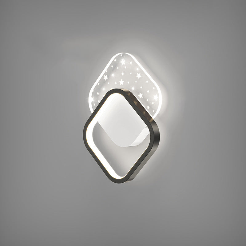 Square Round Heart Oval Wall Lamp