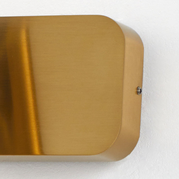 Rectangle Round Globe Aluminum Wall Lamp