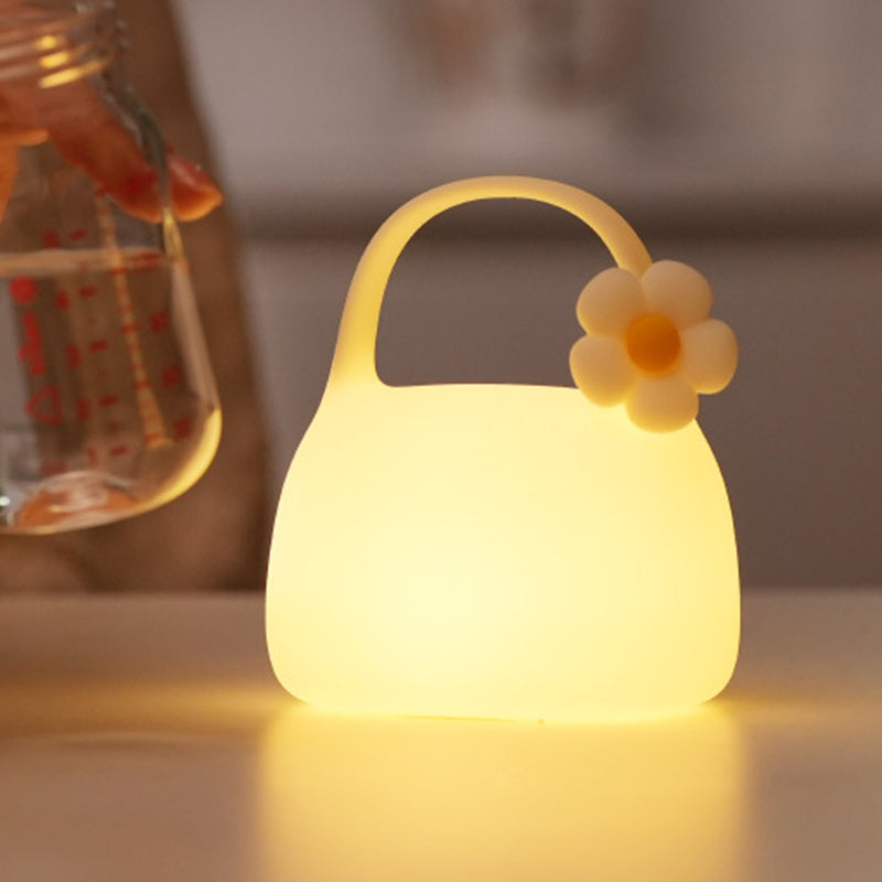 Handbag Silicone ABS Living Table Lamp