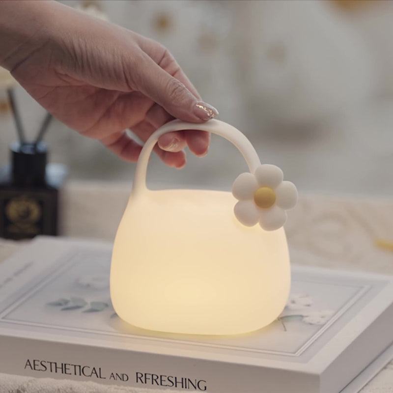 Handbag Silicone ABS Living Table Lamp