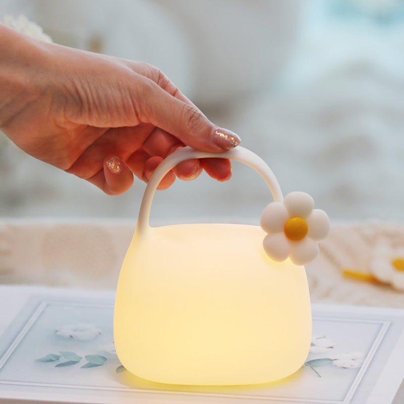 Handbag Silicone ABS Living Table Lamp