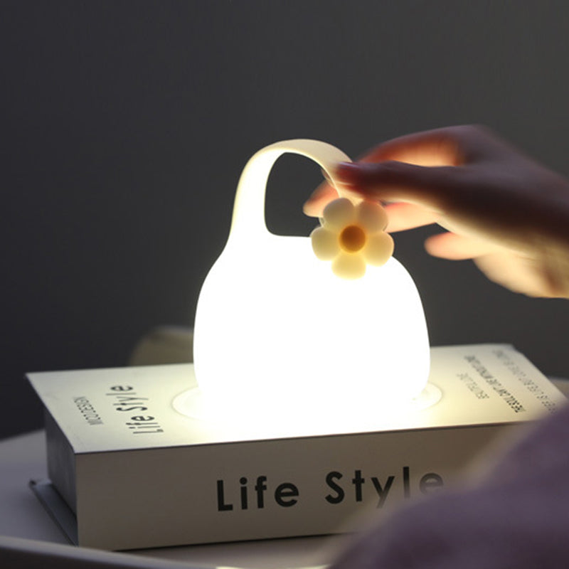 Handbag Silicone ABS Living Table Lamp