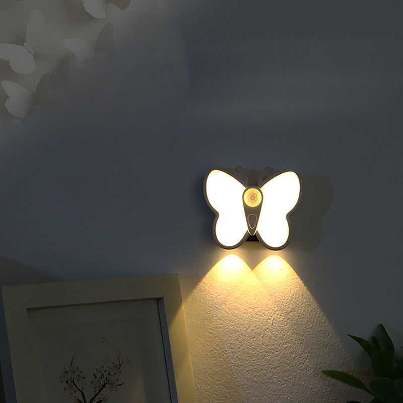 Butterfly Acrylic Bedroom Wall Lamp