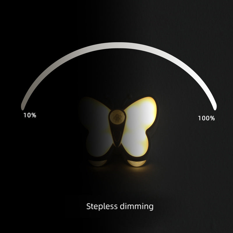 Butterfly Acrylic Bedroom Wall Lamp