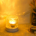 Cylinder Projection Acrylic Bedroom Table Lamp
