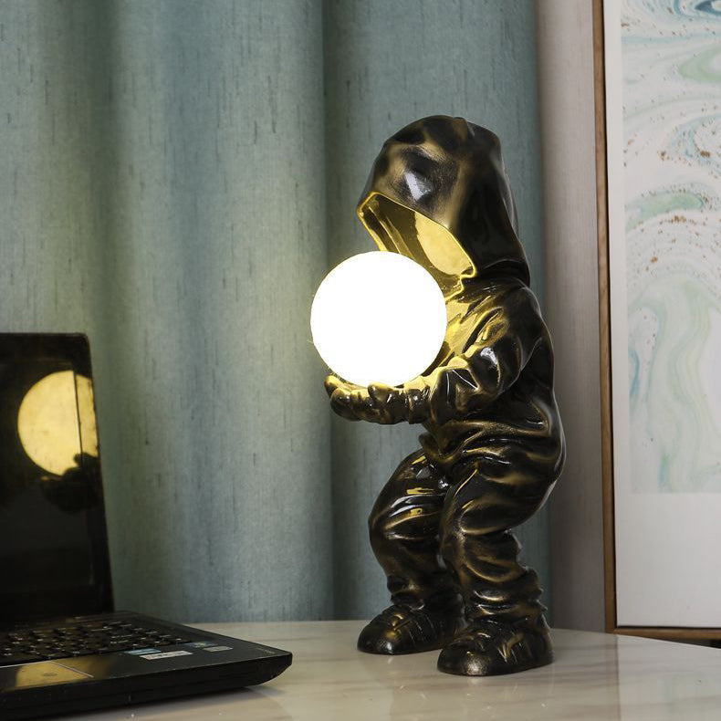 Boy Globe Resin PLA Table Lamp