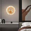 Round Petal Shape Iron Wall Lamp