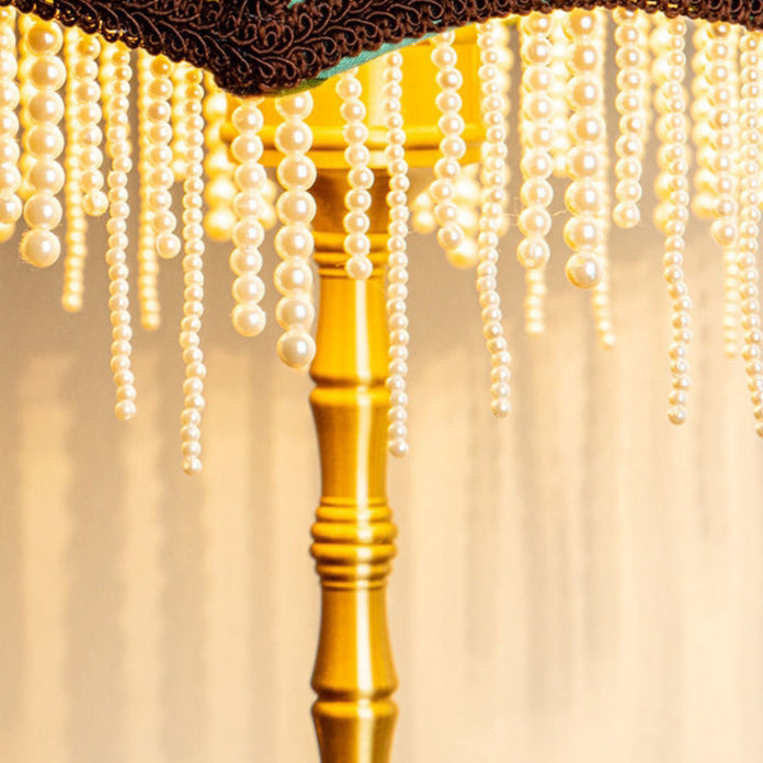 Dome Half Round Pearl Table Lamp