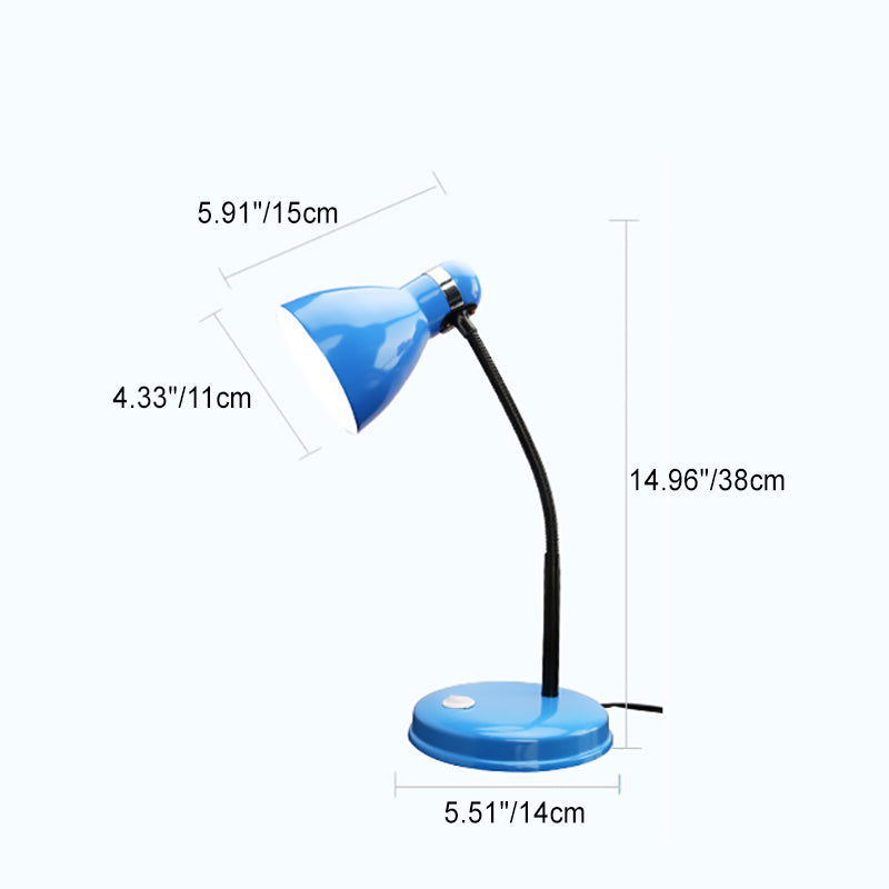 Round Horn Shape Iron Table Lamp