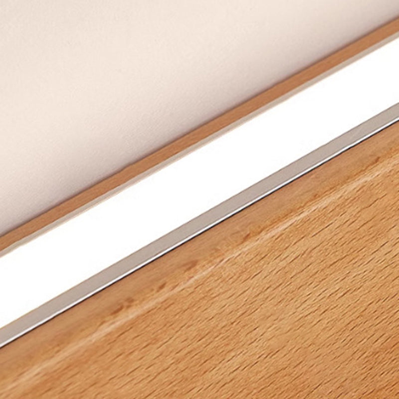 Solid Wood Strip Wall Lamp