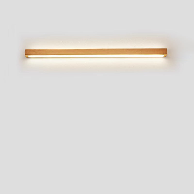 Solid Wood Strip Wall Lamp
