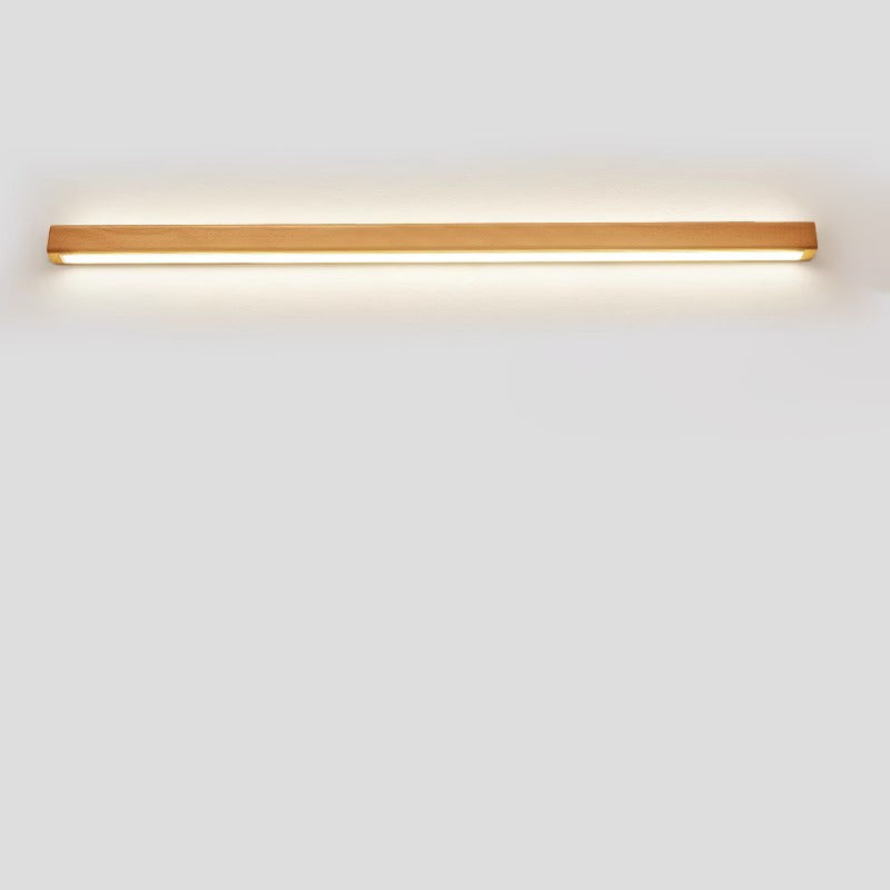 Solid Wood Strip Wall Lamp