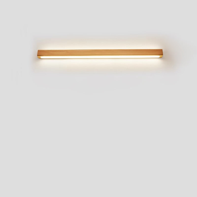 Solid Wood Strip Wall Lamp