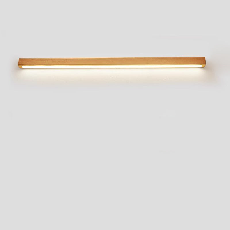 Solid Wood Strip Wall Lamp