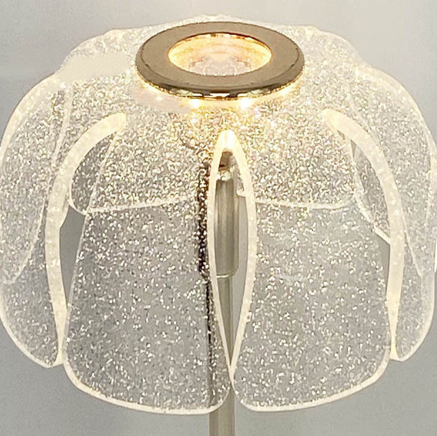 Round Petal Hardware Acrylic Table Lamp