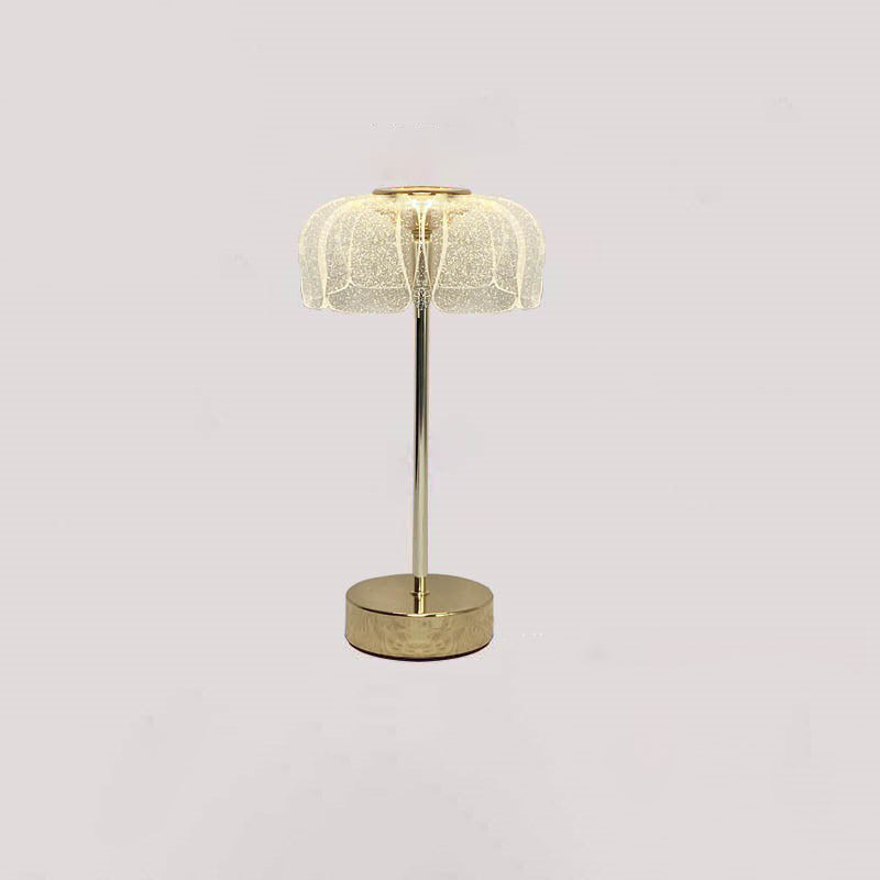 Round Petal Hardware Acrylic Table Lamp