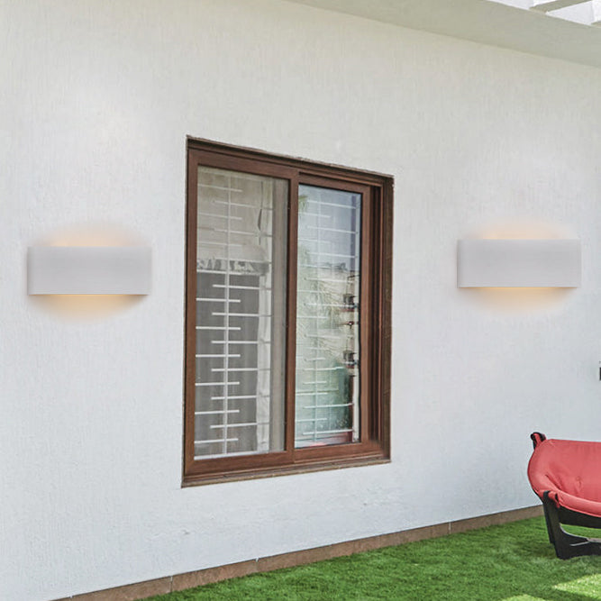 Rectangle Aluminum Living Room Wall Lamp