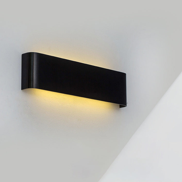 Rectangle Aluminum Living Room Wall Lamp