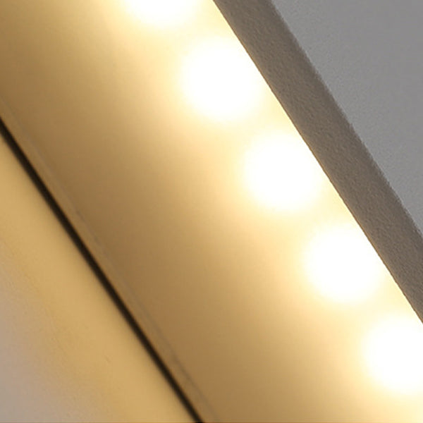 Rectangle Aluminum Living Room Wall Lamp