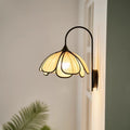Dome Petal Fiber Woven Wall Lamp