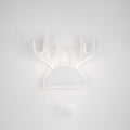 Half Round Antlers Bunny Wall Lamp