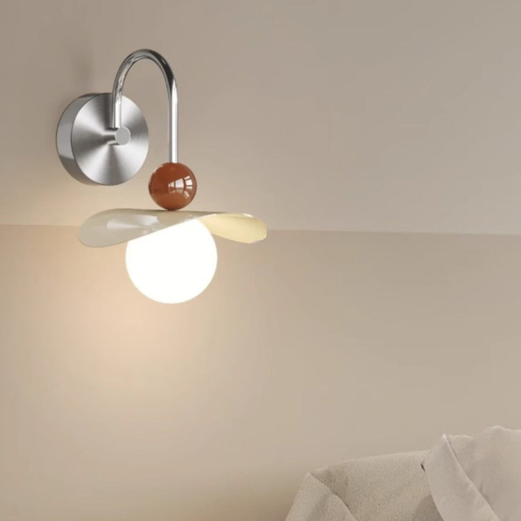 Curved Pole Straight Pole Wall Lamp