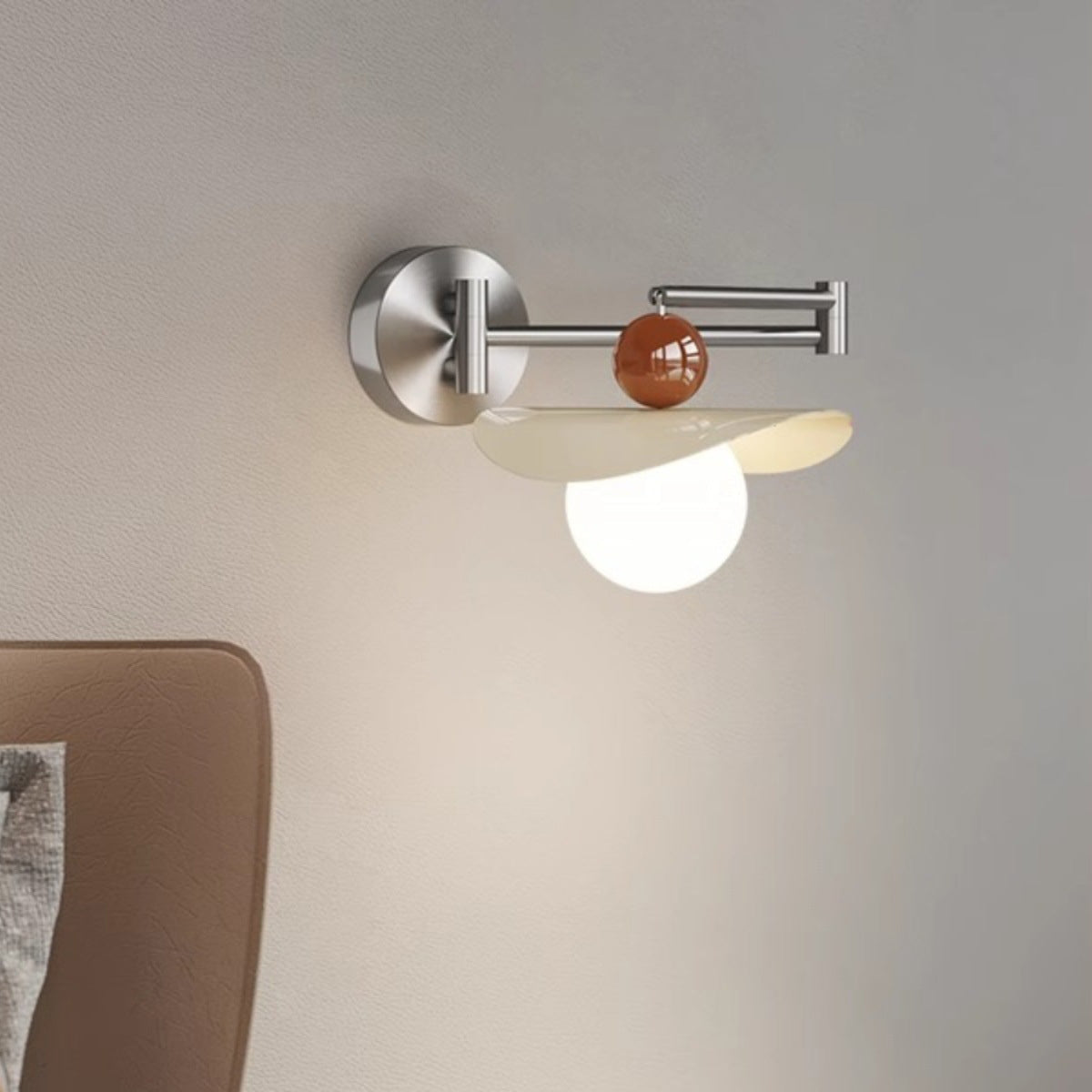 Curved Pole Straight Pole Wall Lamp