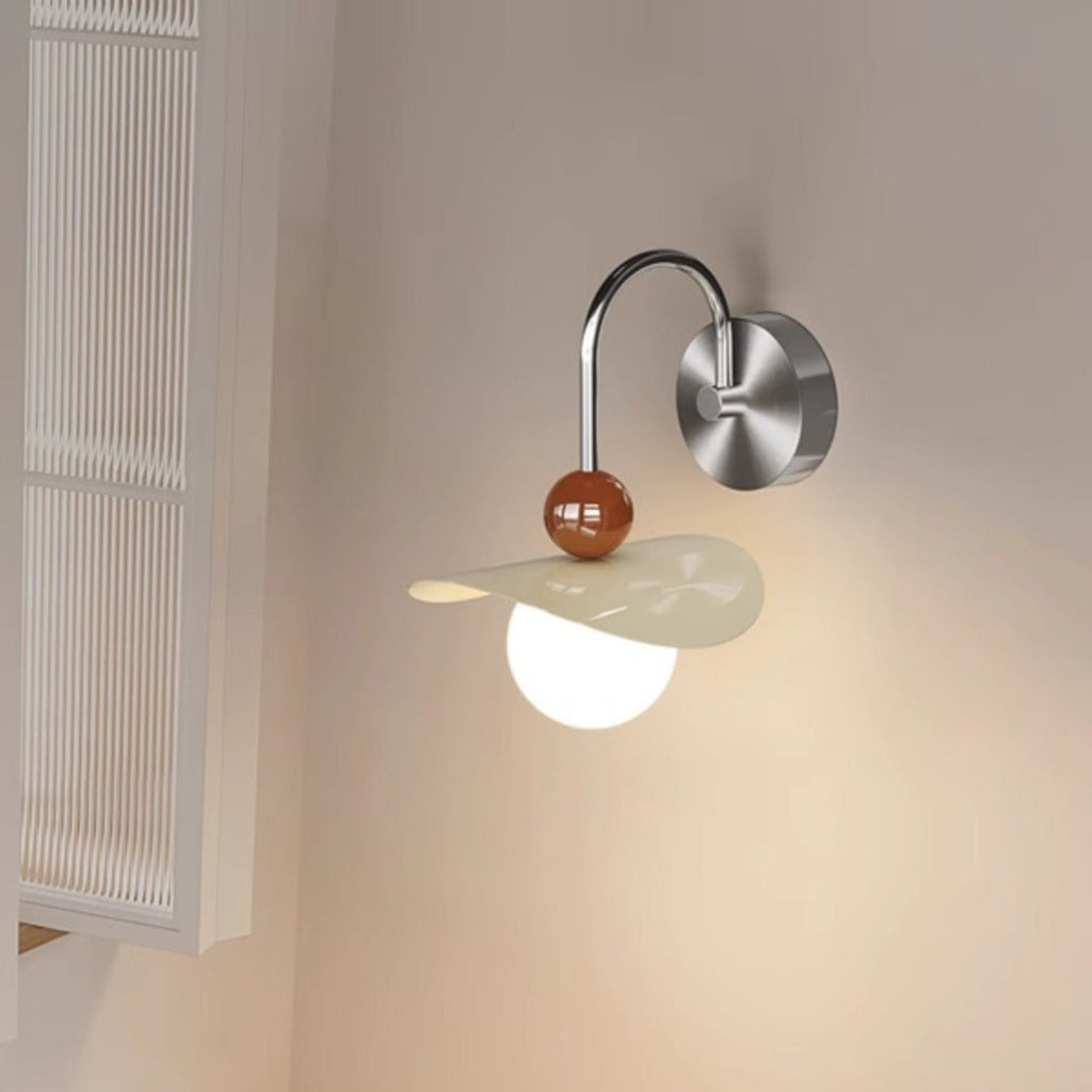 Curved Pole Straight Pole Wall Lamp